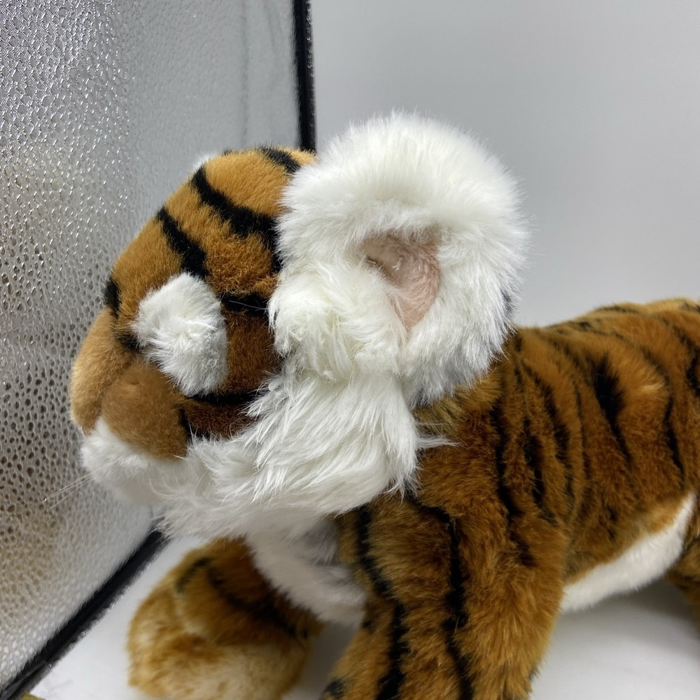 Living Nature Tiger Cub Plush Soft Toy Stuffed Animal Realistic UK CA CE 16" - Picture 4 of 10